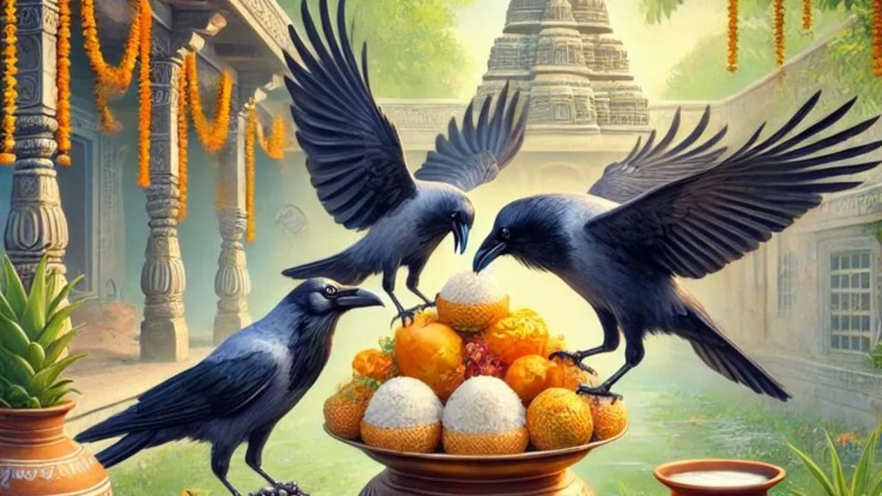 కలలో తలపై కాకి కూర్చోవడం: పితృ పక్ష సమయంలో కలలో కాకి తలపై కూర్చోవడం అశుభ సంకేతంగా పరిగణించబడుతుంది. స్వప్న శాస్త్రం ప్రకారం ఈ కల శత్రువు చెడు దృష్టి, డబ్బు లేకపోవడం, గౌరవం కోల్పోవడం లేదా రానున్న ఏదైనా పెద్ద సమస్యకు సంకేతం కావచ్చు.
