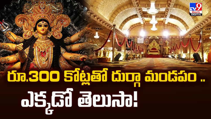 రూ.300 కోట్లతో దుర్గా మండపం.. ఎక్కడో తెలుసా రూ.300 కోట్లతో దుర్గా మండపం.. ఎక్కడో తెలుసా