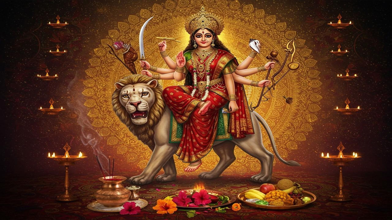 నవరాత్రి ఎనిమిదవ రోజు దుర్గాష్టమి. ఈ ఏడాది సెప్టెంబర్ 30, 2025న దుర్గాష్టమిగా జరుపుకుంటారు. ఈ రోజు దుర్గాదేవి చీకటి, అహంకారంపై సాధించిన విజయాన్ని సూచిస్తుంది. ఈ రోజున మహా అష్టమి పూజ, సంధి పూజ, కన్యా పూజలకు ప్రత్యేక ప్రాముఖ్యత ఉంది. ఈసారి చంద్రుడు బృహస్పతి రాశి .. ధనుస్సు రాశిలో ఉంటాడు. దీంతో ఈ ఏడాది దుర్గా అష్టమి రోజున ఆధ్యాత్మిక జ్ఞానం, విశ్వాసం, భావోద్వేగ ధైర్యాన్ని పెంచుతుంది. ఈ దుర్గాష్టమి రోజున ప్రతి రాశిపై దుర్గమ్మ ఆశీస్సులు ఉంటాయి. రాశి ప్రకారం కొన్ని పరిహారాలు చేయడం శుభప్రదం. 
