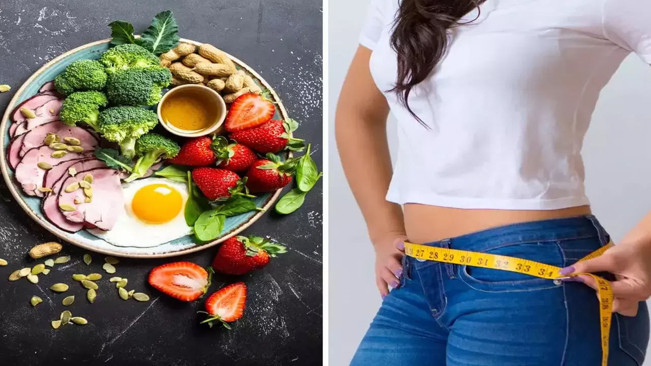 Food And Slim Girl