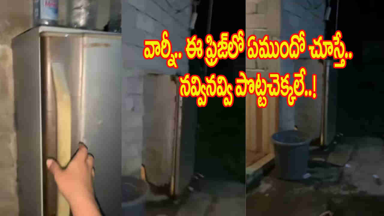 Viral Video: ఈ ఫ్రిజ్డోర్ వెనకాల ఉందో రహస్యం..! అది తెలిస్తే నవ్వి నవ్వి పొట్టచెక్కలే..