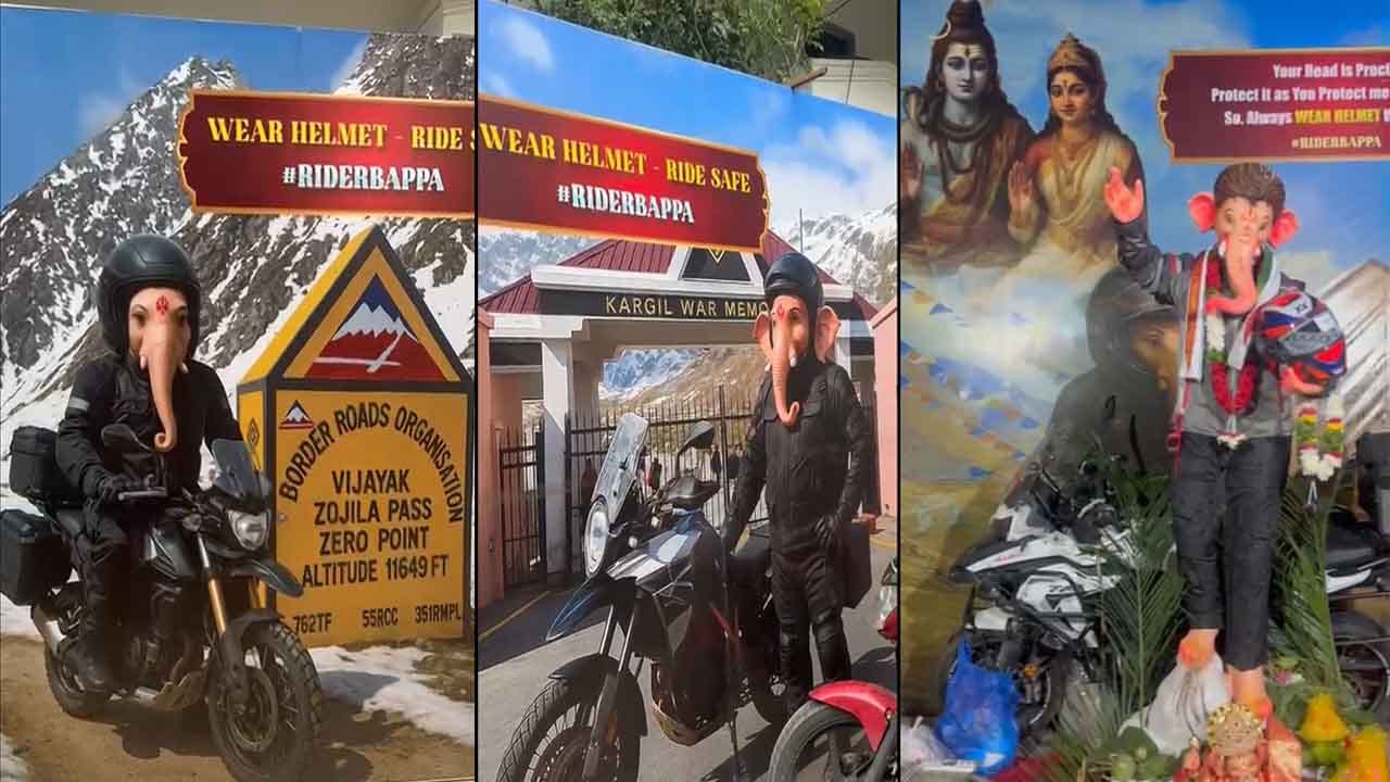 Hyderabad: వెళ్తూ.. వెళ్తూ.. సమాజానికి భలే మెసేజ్ ఇచ్చిన గణనాథుడు.. !