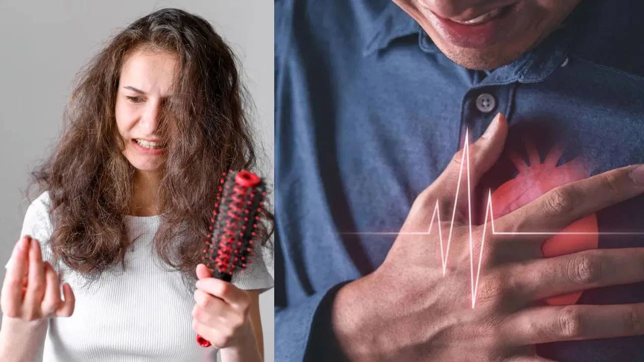 వైద్యుల అభిప్రాయం ప్రకారం.. వేగంగా జుట్టు రాలడం అనేది హార్మోన్ల అసమతుల్యత, జన్యుపరమైన కారణాల వల్ల మాత్రమే కాదు.. ఇతర ప్రాణాంతక సమస్యలకు కూడా ఓ సంకేతం. బట్టతల, గుండెపోటు ప్రమాదం మధ్య సంబంధం ఉందని తాజా పరిశోధనలో తేలింది. 