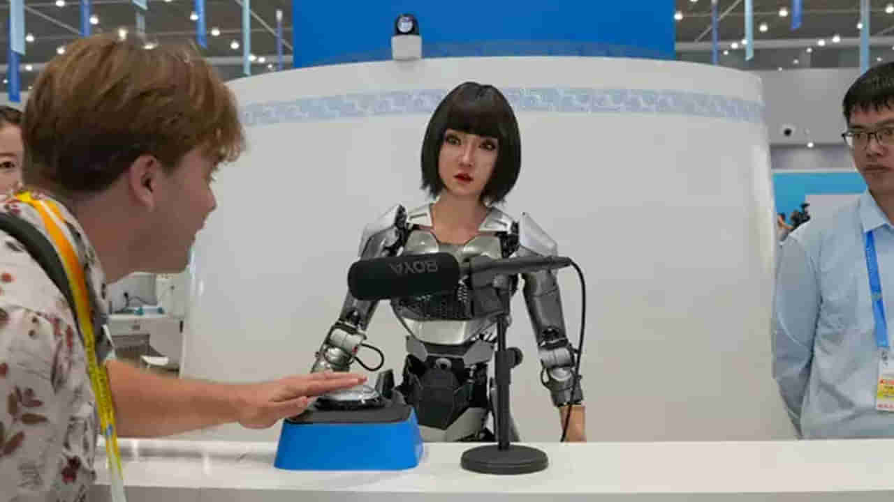 Video: భారత్‌ గురించి ప్రశ్న.. ఎవరూ ఊహించని సమాధానం చెప్పిన చైనా రోబో.. ఏం చెప్పిందంటే..!