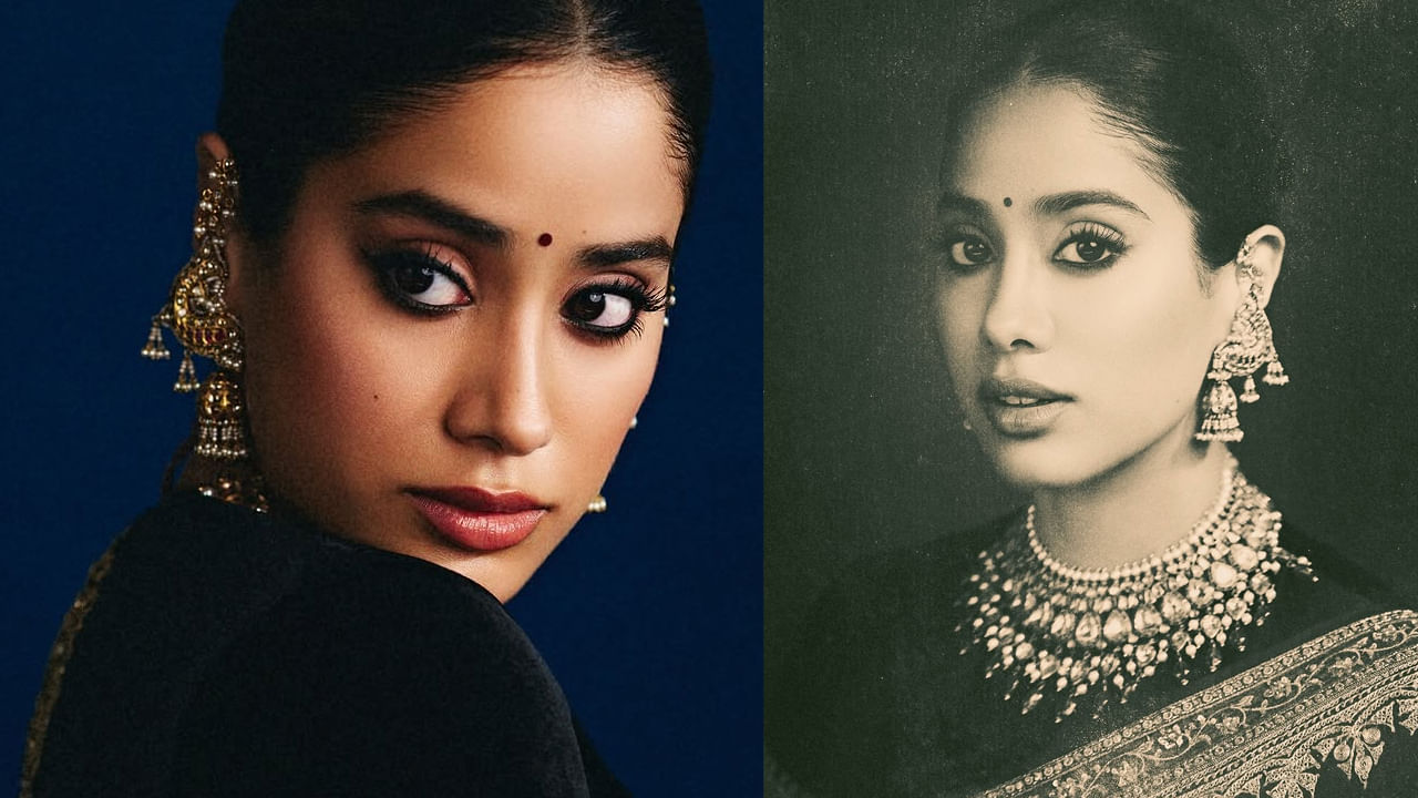 అందాల ముద్దుగుమ్మ జాన్వీ కపూర్ గురించి ప్రత్యేకంగా చెప్పాల్సిన పని లేదు ఈ అమ్మడు తన అంద చందాలతో ఎంతో మంది మదిని దోచుకుంది. తాజాగా చీరలో తన అందంతో మరోసారి కట్టిపడేస్తుంది. మరి మీరు కూడా ఈ బ్యూటి లేటేస్ట్ క్యూట్ ఫొటోస్ పై ఓలుక్ వేయండి.