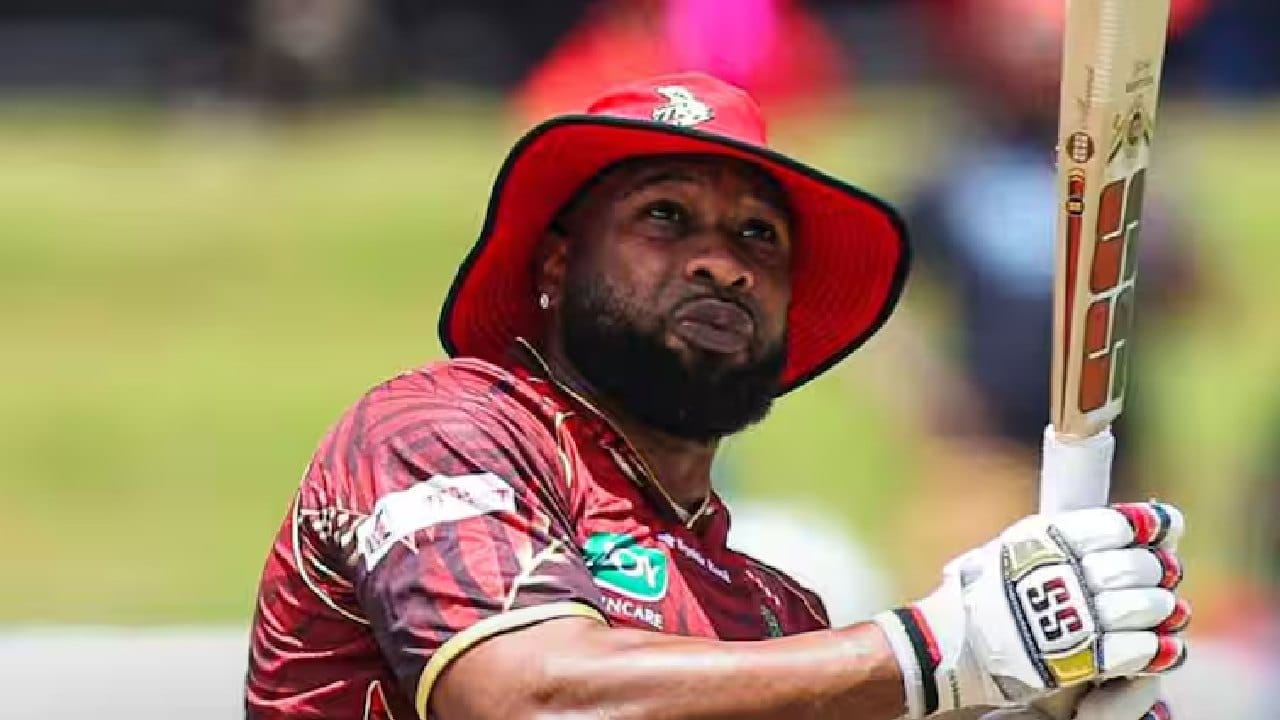 Kieron Pollard : 6,6,6,6,6,6,6.. 8 బంతుల్లో 7 సిక్సర్లు.. ఎవడు మమ్మీ వీడు.. ఇంత వయలెంటుగా ఉన్నాడు