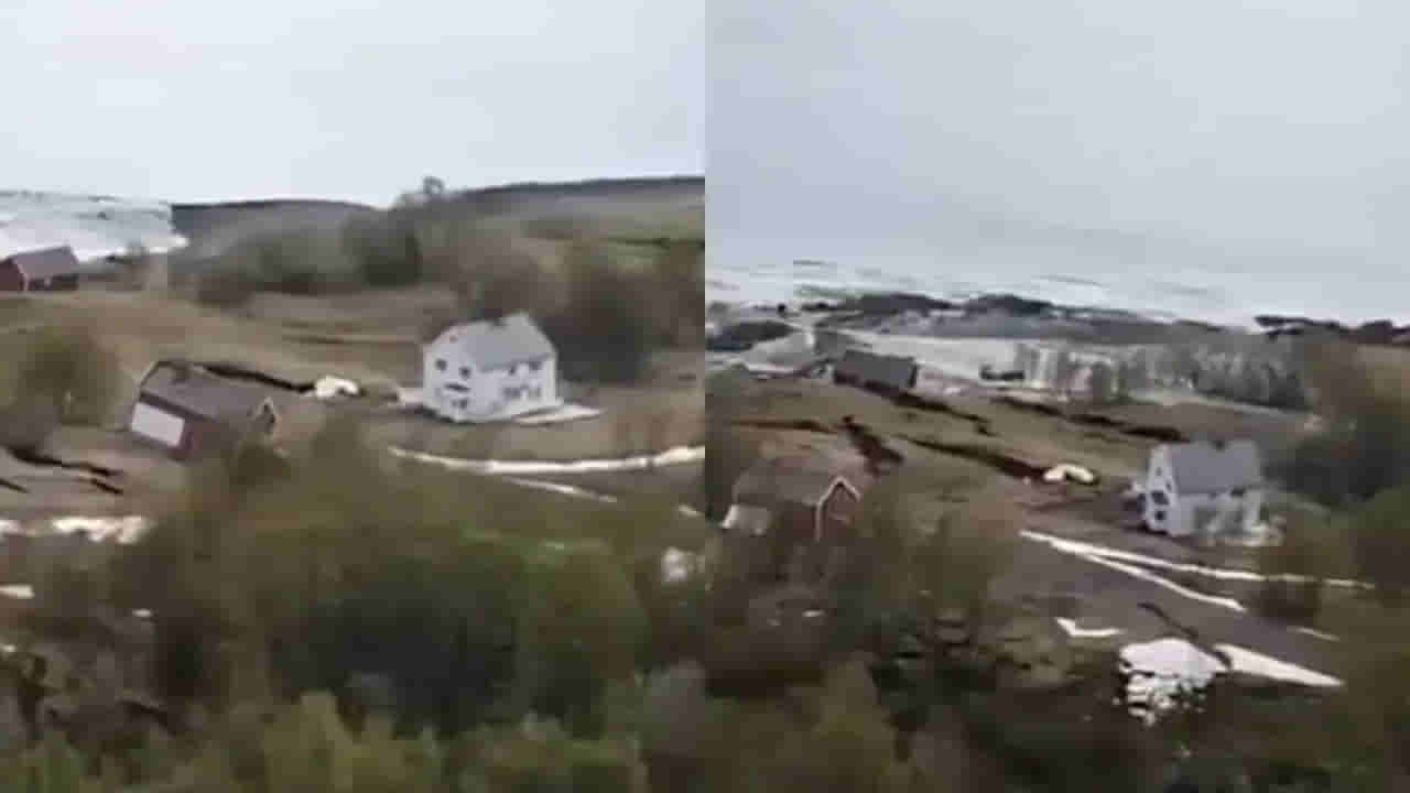 ఓరీ దేవుడో.. క్షణాల్లో ఊరిని మింగేసిన సముద్రం..! భయానక వీడియో వైరల్‌..