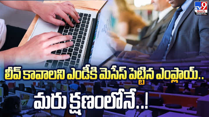 లీవ్ కావాలని ఎండీకి మెసేస్ పెట్టిన ఎంప్లాయ్.. మరు క్షణంలోనే లీవ్ కావాలని ఎండీకి మెసేస్ పెట్టిన ఎంప్లాయ్.. మరు క్షణంలోనే