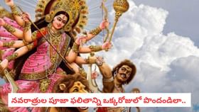 నవరాత్రుల పూజా ఫలితాన్ని ఒక్కరోజులో పొందండిలా..