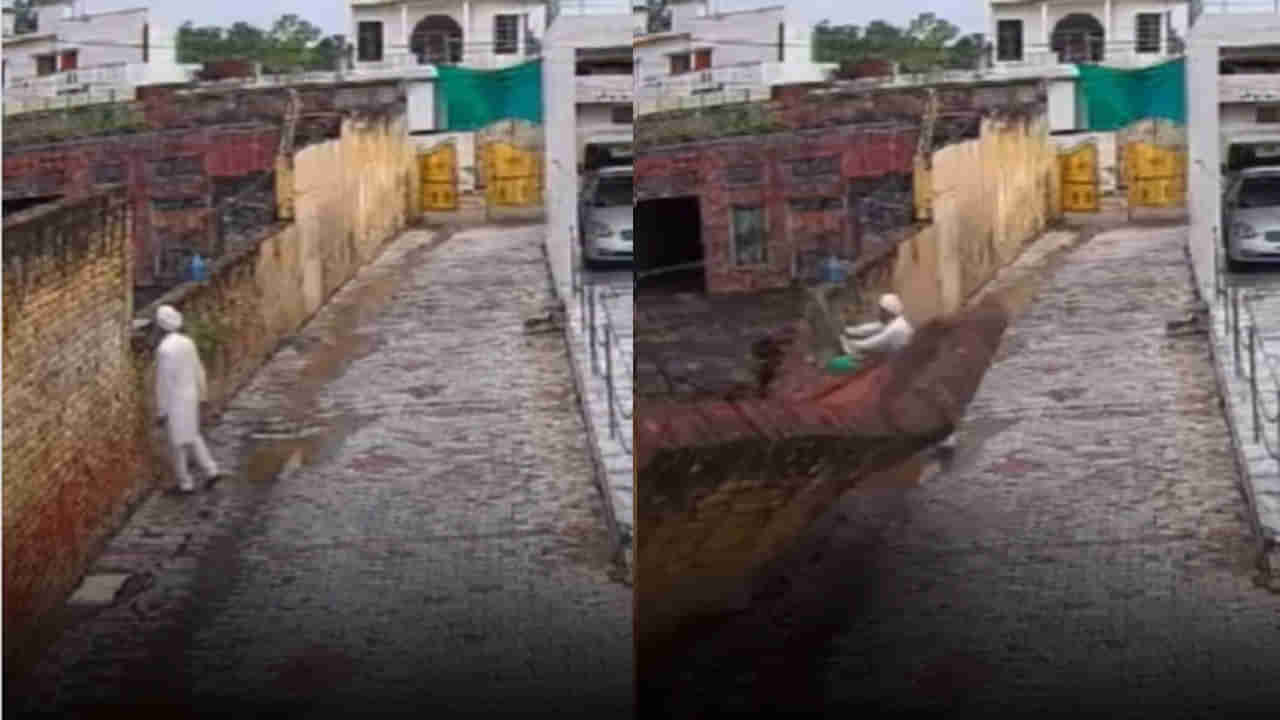 Viral Video: యముడు దసరా హాలిడేస్లో ఉన్నట్టున్నాడు..లేదంటేనా... నొసటి మీద నసీబ్ రేఖ సక్కగుంటే ఇట్లా జరుగుతుందన్నమాట