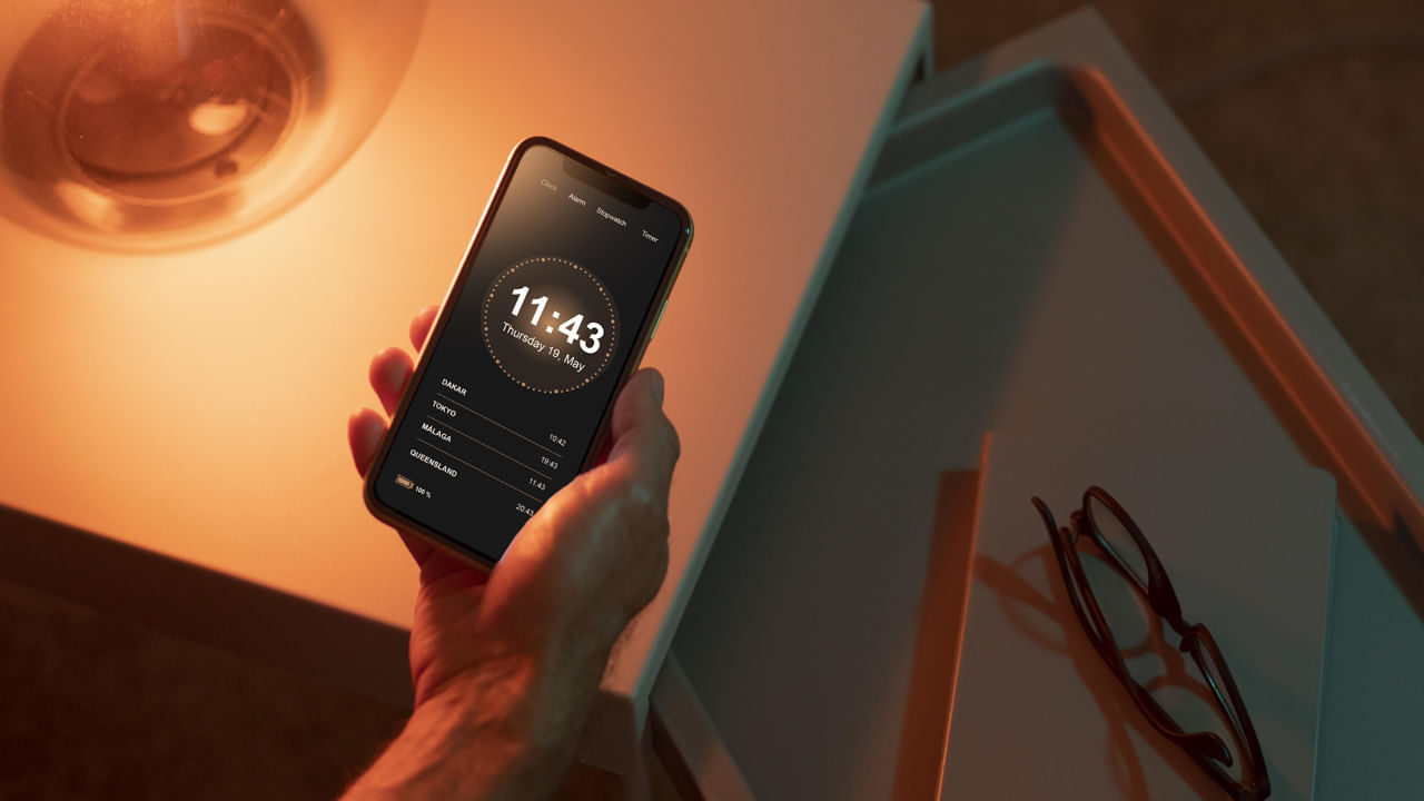 Man Using Smartphone