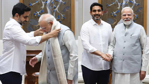 PM Modi - Nara Lokesh: జీఎస్టీ సంస్కరణలతో ప్రజలకు ఉపశమనం.. ప్రధాని మోదీతో ఏపీ మంత్రి నారా లోకేశ్ భేటీ..