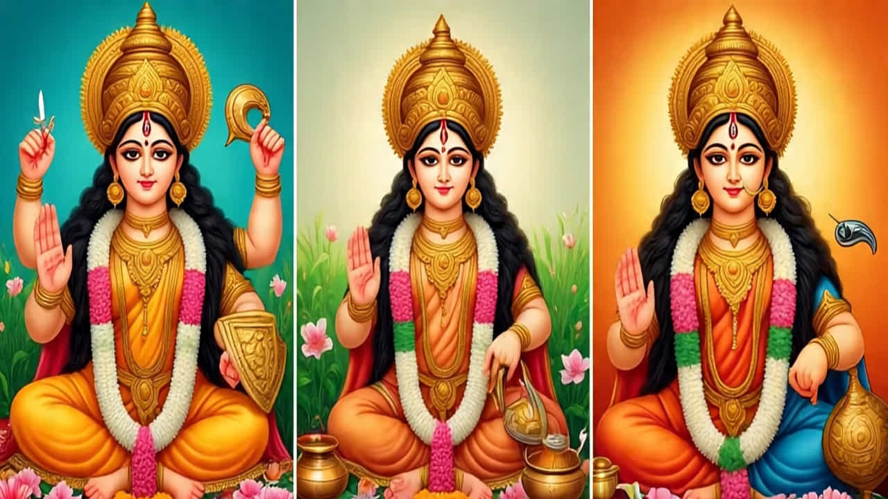 నవ రాత్రి 4వ రోజు: పసుపు: నాల్గవ రోజు పసుపు రంగు ధరిస్తారు. ఇది ఆనందం, సంతోషం, ఆశను సూచిస్తుంది. ఈ రంగు జీవితంలో సానుకూలతను, కొత్త ఆశలను తెస్తుంది.
