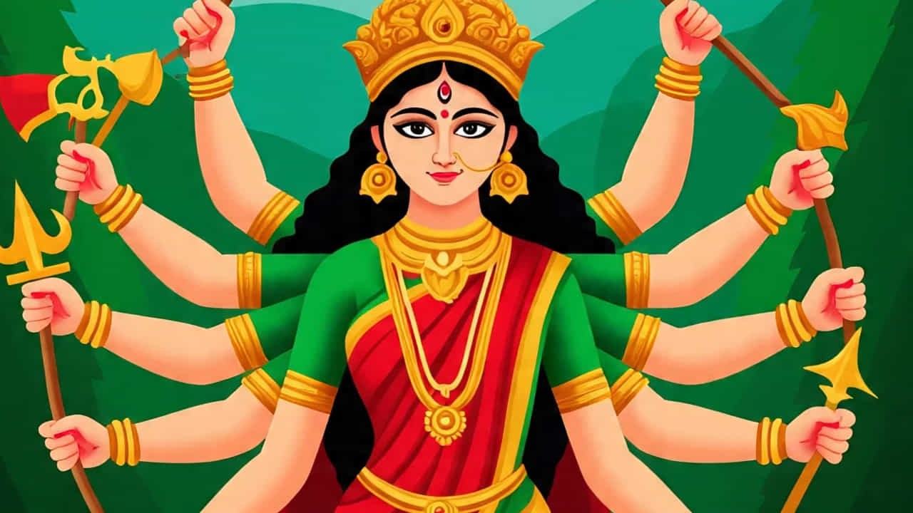 నవ రాత్రి 2వ రోజు ఎరుపు: రెండవ రోజు రంగు ఎరుపు రంగు. ఇది శక్తి, ఆధ్యాత్మికతని, ఉత్సాహాన్ని సూచిస్తుంది. ఈ రంగు దుర్గాదేవి శక్తి, ఉత్సాహాన్ని సూచిస్తుంది.