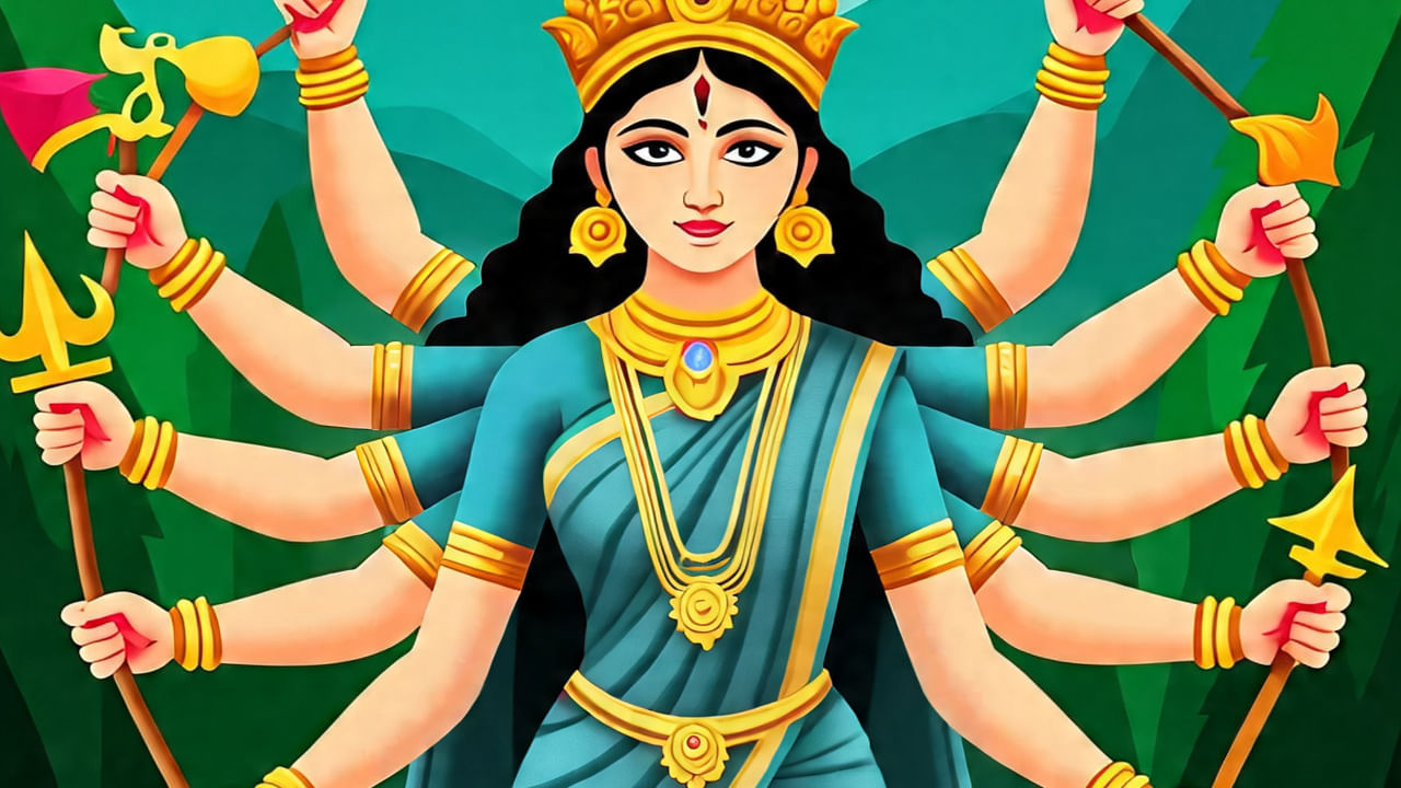 నవ రాత్రి 3వ రోజు: రాయల్ బ్లూ: మూడవ రోజు రంగు రాయల్ బ్లూ. ఇది శాంతి, గంభీరత, శ్రేయస్సును సూచిస్తుంది. ఈ రంగు జీవితంలో స్థిరత్వం, అద్భుతమైన శక్తి, ప్రశాంతత, అంతర్గత శాంతికి ప్రతీక.
