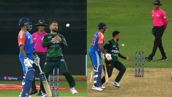 IND vs PAK: సింపుల్ క్యాచ్ డ్రాప్ చేసిన పాక్ బౌలర్..! ఇండియాతో మ్యాచ్ అంటే మజాక్ కాదు బ్రో..