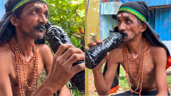 Viral Video: నోఫుడ్.. నోవాటర్.. ఓన్లీ ఆయిల్..సైంటిస్టులకే సవాల్!... నెట్టింట వైరల్గా మారిన ఆయిల్ కుమార్ లైఫ్స్టైల్