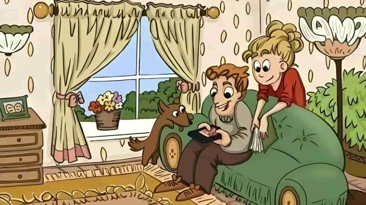 సెల్ పక్కకు పెట్టి ఈ సవాల్ స్వీకరించండి.. ఈ చిత్రంలోని 4 పదాలు 10 సెకన్లలో చెబితే మీరు మేధావి..