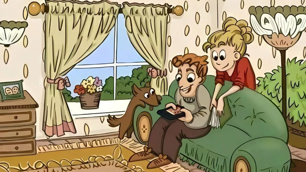 సెల్ పక్కకు పెట్టి ఈ సవాల్ స్వీకరించండి.. ఈ చిత్రంలోని 4 పదాలు 10 సెకన్లలో చెబితే మీరు మేధావి..