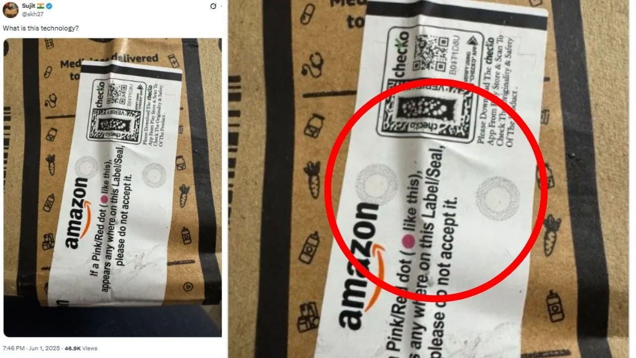 Amazon: ఆన్‌లైన్ అమ్మకాల సమయంలో డిస్కౌంట్లు ఇచ్చినప్పుడు ఆన్‌లైన్ ఆర్డర్‌లలో మోసం జరిగిందనే వార్తలు మీరు అప్పుడప్పుడు విని ఉంటారు. ఇలాంటి కేసులు ఎన్నో తెరపైకి వచ్చాయి. కొన్నిసార్లు ఖరీదైన మొబైల్‌కు బదులుగా సబ్బు బార్ వస్తుంది. కొన్నిసార్లు ల్యాప్‌టాప్‌కు బదులుగా ఇటుక వస్తుంది. అలాంటి సందర్భాల కారణంగా కస్టమర్లకు నమ్మకం పోతుంది. ఈ సమస్యలను ఎదుర్కోవడానికి ఇప్పుడు ఇ-కామర్స్ కంపెనీ అమెజాన్ ఒక ప్రత్యేక సాంకేతికతను ఉపయోగించింది. ఇది ప్యాకేజీలో ఎలాంటి ట్యాంపరింగ్ జరిగినా గులాబీ లేదా ఎరుపు చుక్కల రూపంలో చూపిస్తుంది.