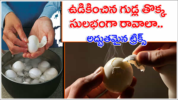Boiled Eggs: ఉడికించిన గుడ్ల తొక్క సరిగ్గా రావడం లేదా? ఈ ట్రిక్స్తో సులభం
