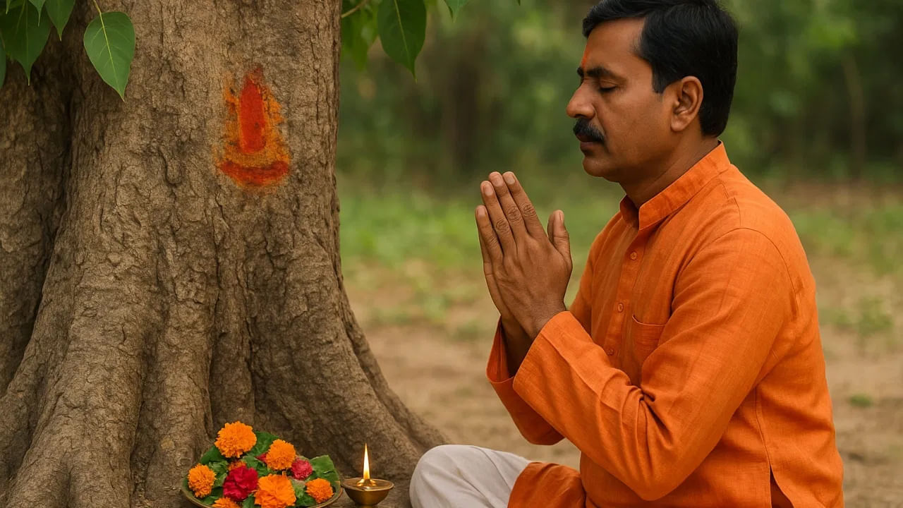 పితృ పక్ష సమయంలో రావి చెట్టును పూజించడం చాలా ముఖ్యమైనదిగా పరిగణించబడుతుంది. హిందూ మత విశ్వాసాల ప్రకారం పూర్వీకులు రావి చెట్టులో నివసిస్తారు. కనుక పితృ పక్ష సమయంలో రావి చెట్టును పూజిస్తారు.