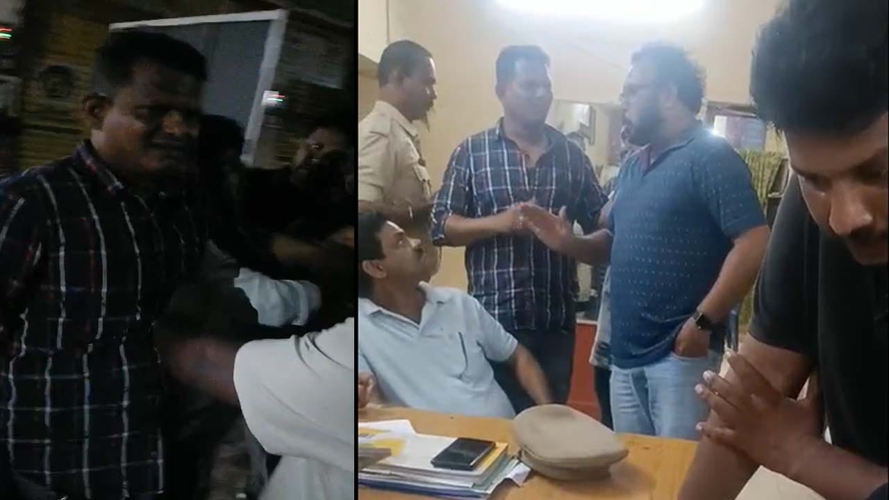 నడిరోడ్డులో సీఐ వీరంగం.. షాప్ మూసివేసి ఇంటికి వెళ్తోన్న మహిళతో ఇదే పని..!