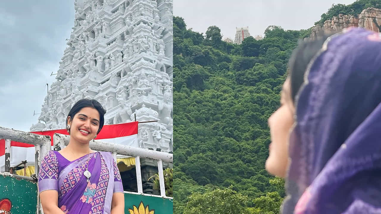  శనివారం తిరుమలకు వచ్చిన ప్రియాంక- శివకుమార్ స్వామివారిని దర్శించుకుని మొక్కులు తీర్చుకున్నారు. అనంతరం తమ తిరుమల యాత్రకు సంబంధించిన ఫొటోలను సోషల్ మీడియాలో షేర్ చేశారు
