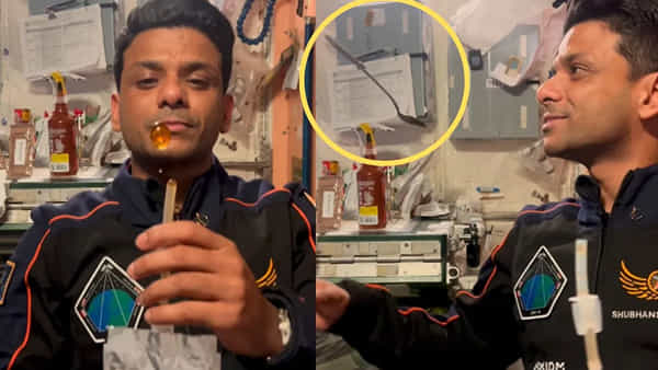 Shubhanshu Shukla: అంతరిక్షంలో అన్నీ ఎగురుతాయి.. మరి వ్యోమగాములు ఆహారం ఎలా తింటారో తెలుసా.. వీడియో వైరల్