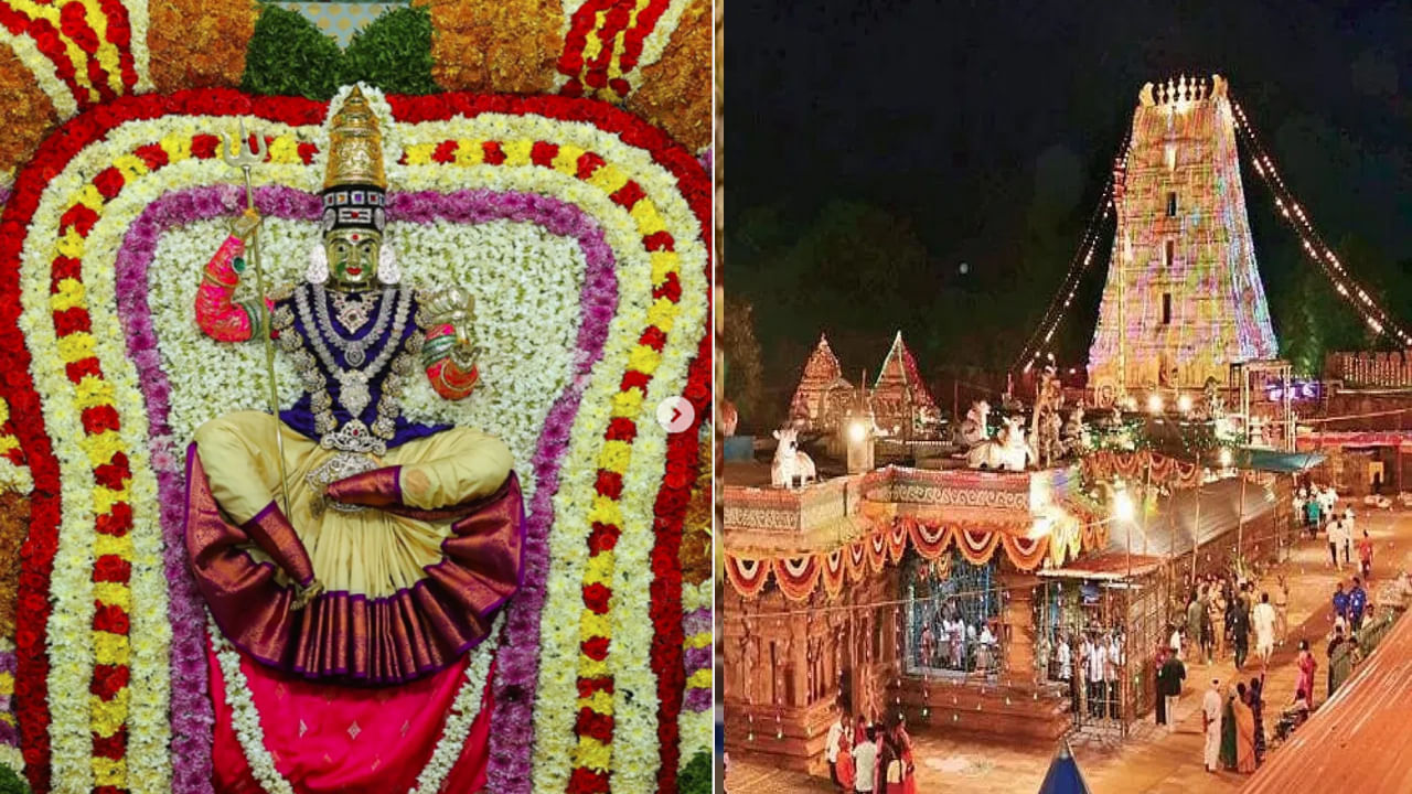 శ్రీశైలం దసరా మహోత్సవాలు.. శైలపుత్రి అలంకారంలో భ్రమరాంబికాదేవి