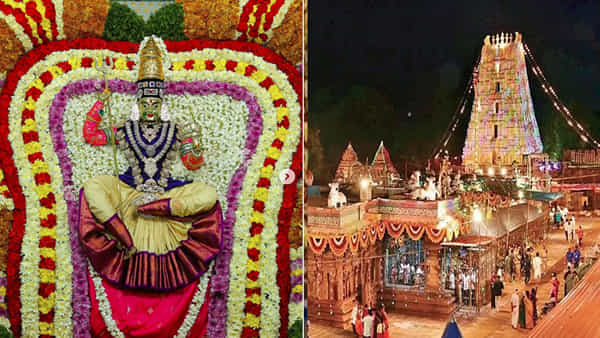 శ్రీశైలం దసరా మహోత్సవాలు.. శైలపుత్రి అలంకారంలో భ్రమరాంబికాదేవి