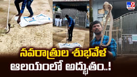 నవరాత్రుల శుభవేళ ఆలయంలో అద్భుతం