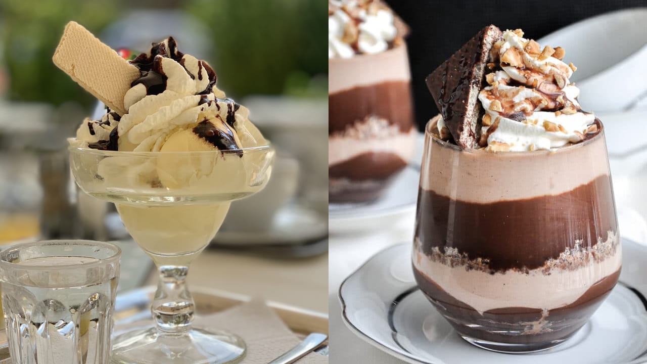 బరువు తగ్గాలనుకునే వారు ముఖ్యంగా ఐస్ క్రీం, స్వీట్ డెజర్ట్లకు దూరంగా ఉండండి. వాటి స్థానంలో బెర్రీలు, అరటిపండుతో గ్రీకు పెరుగును తినండి. కావాలంటే మీరు లైట్గా డార్క్ చాక్లెట్ కూడా తినవచ్చు.