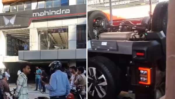 ఏంటి అక్కా.! ఇలా చేశావ్.. టెస్ట్ డ్రైవ్ చేస్తూ కారుతో పాటు మొదటి అంతస్తు నుంచి..