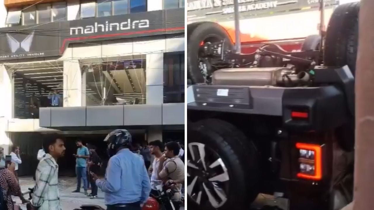 ఏంటి అక్కా.! ఇలా చేశావ్.. టెస్ట్ డ్రైవ్ చేస్తూ కారుతో పాటు మొదటి అంతస్తు నుంచి..