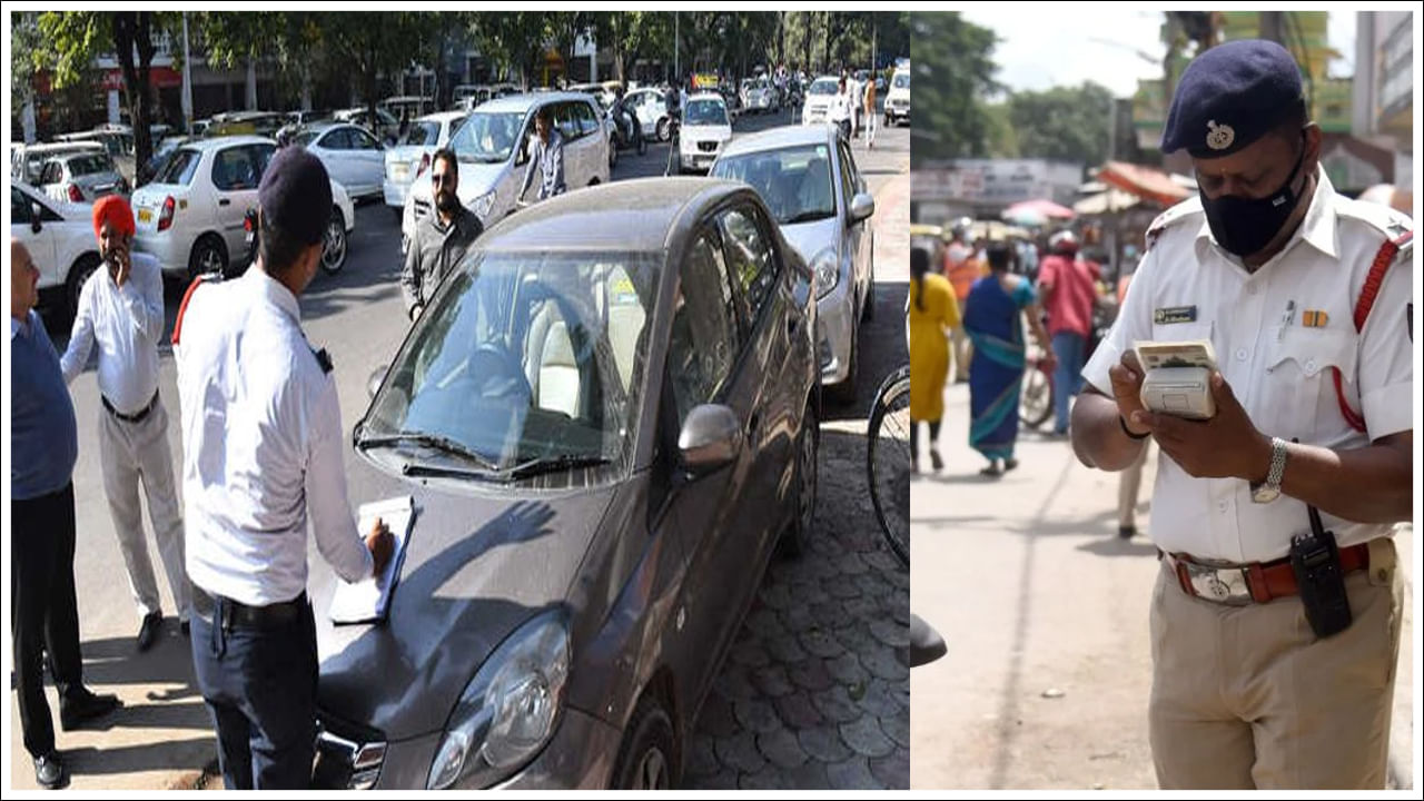 Traffic Challan: ఇదేమి చిత్రంరా నాయనా..హెల్మెట్‌ లేదని కారు డ్రైవర్‌కు చలాన్‌..!