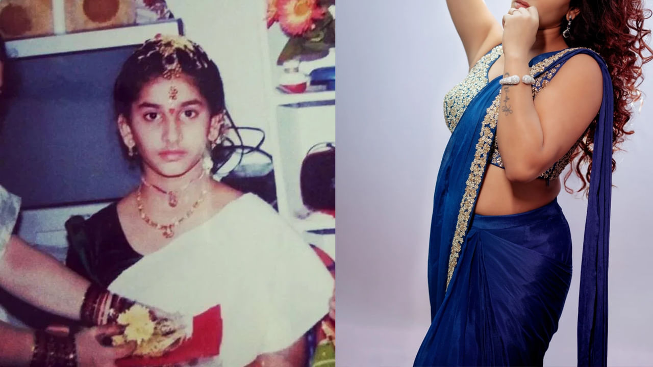 Actress: అందాల యాంకరమ్మ.. చీరకట్టులో గ్లామర్ రచ్చ చేస్తోన్న ఈ బిగ్‏బాస్ బ్యూటీని గుర్తుపట్టారా.. ?