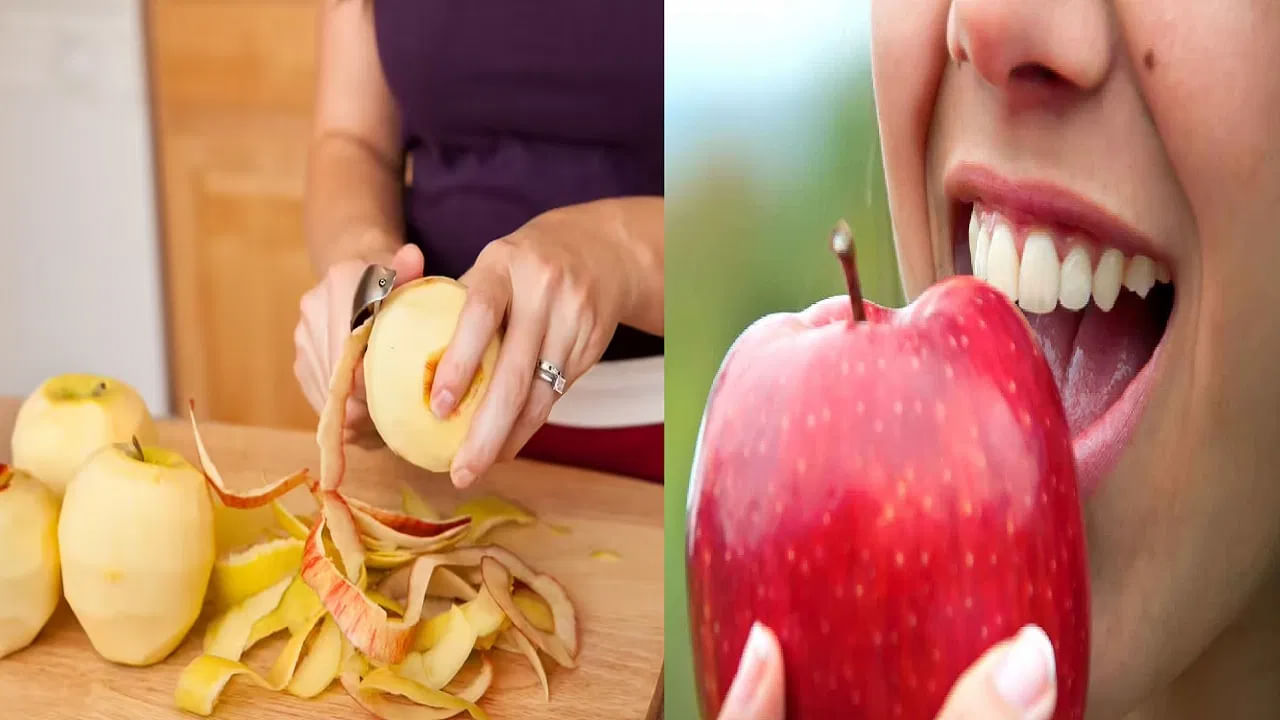 Apple: యాపిల్ ఎలా తింటే మంచిది.. తొక్కతోనా.. తొక్క లేకుండనా..? తప్పక తెలుసుకోండి.. – Telugu News | Why Eating Apple Peel Gives You More Vitamins and Fiber, You Need To Know