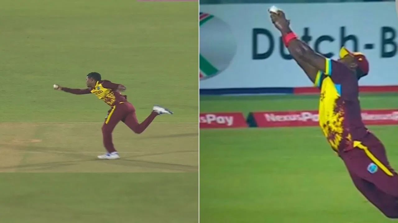 Video : ఒకదానిని మించి ఇంకోటి వెస్టిండీస్ ఆటగాళ్ల సూపర్‌మ్యాన్ క్యాచ్‌లు...చూసేందుకు రెండు కళ్లు చాలవు