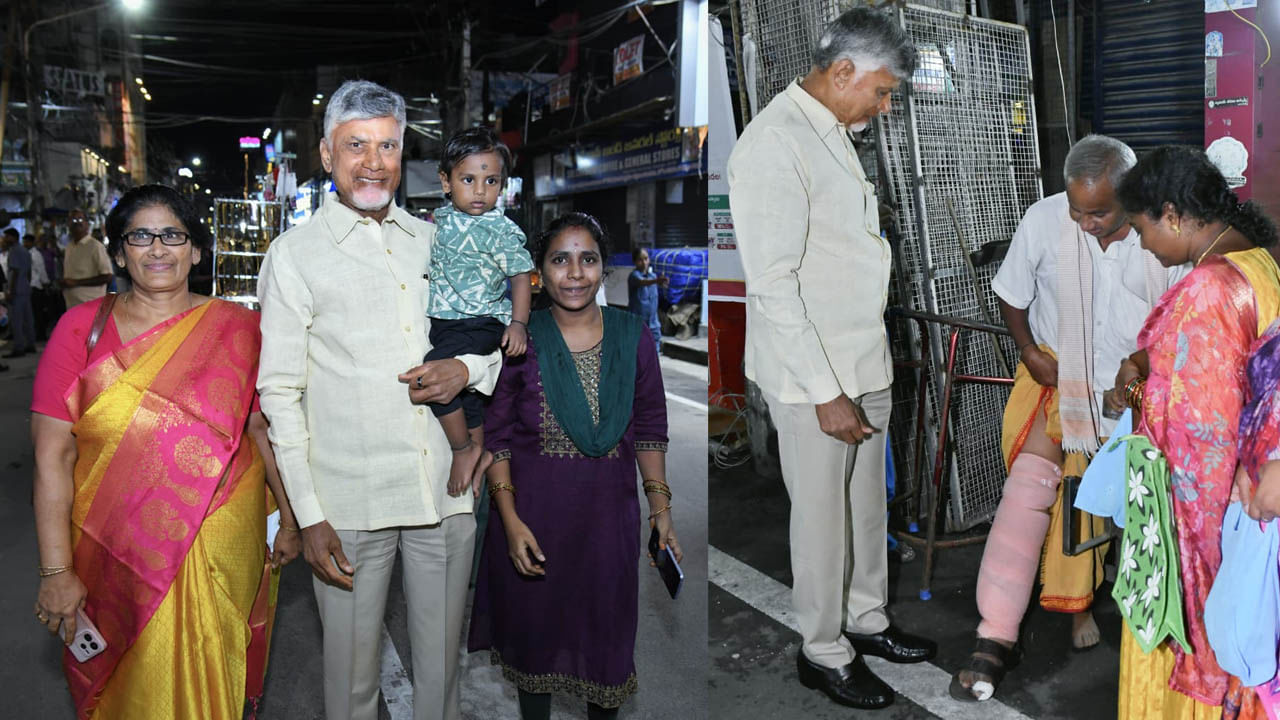 విజయవాడ బీసెంట్ రోడ్కు వచ్చిన కొందరు కొనుగోలు దారులతోనూ సీఎం మాట్లాడారు. వారితో ఫోటోలు దిగి ముందస్తుగా దీపావళి శుభాకాంక్షలు తెలిపారు.