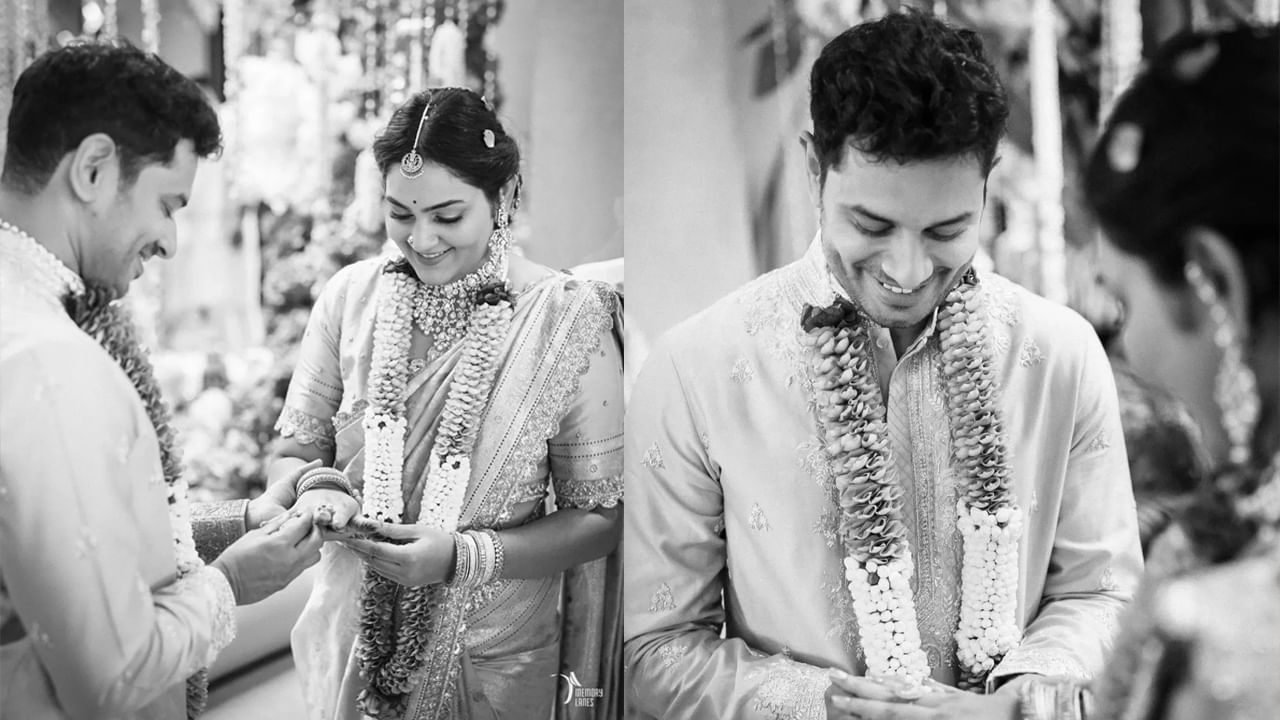  తాజాగా స్రవంతి ఎంగేజ్ మెంట్ ఫొటోలు బయటకు వచ్చాయి. దీంతో ఇవి కాస్తా నెట్టింట వైరల్ గా మారాయి. అయితే అశ్వనీదత్ కు కాబోయే అల్లుడు ఎవరో మాత్రం తెలియరాలేదు.
