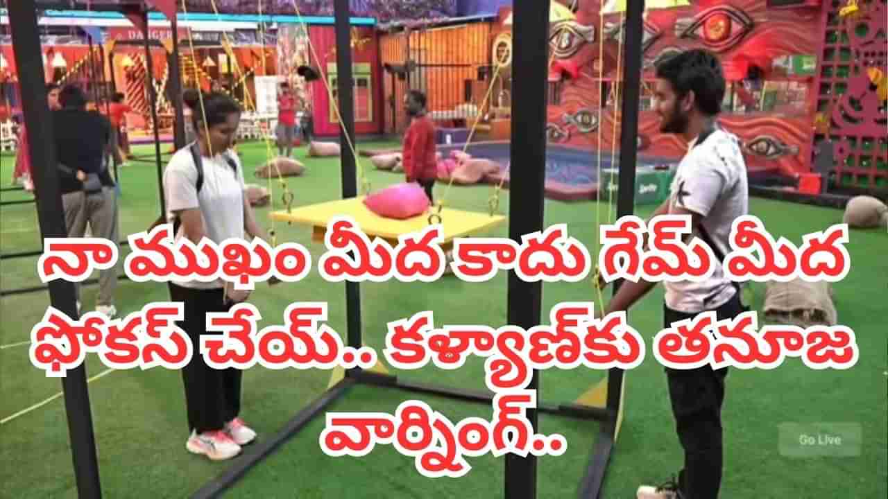 Bigg Boss 9 Telugu: తనూజ పై ఫోకస్.. టాస్కులు గోవిందా.. కళ్యాణ్‏కు ఇచ్చిపడేసిన సీరియల్ బ్యూటీ..