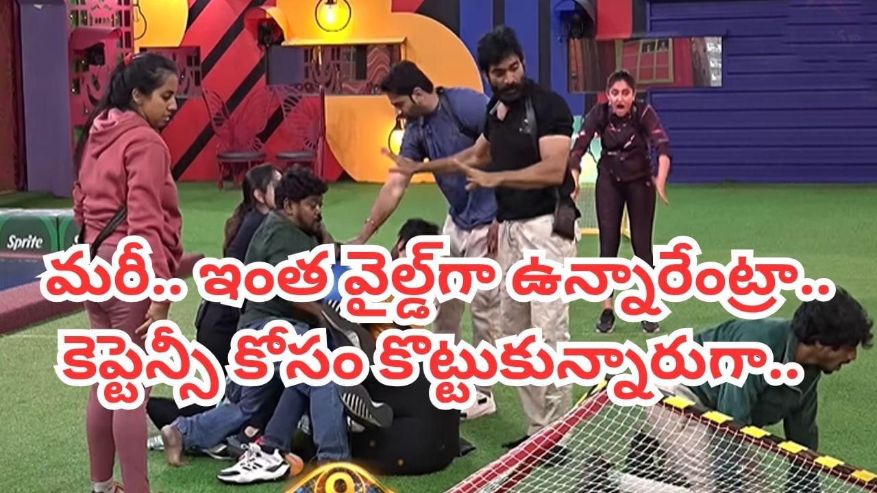 Bigg Boss 9 Telugu Promo: వామ్మో.. ఇంత వైల్డ్గా ఉన్నారేంట్రా సామీ.. కెప్టెన్సీ కంటెండర్షిప్ కోసం కంటెస్టెంట్స్ కొట్లాట..