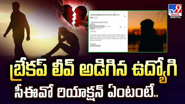 బ్రేకప్ లీవ్ అడిగిన ఉద్యోగి.. సీఈవో రియాక్షన్ ఏంటంటే.. బ్రేకప్ లీవ్ అడిగిన ఉద్యోగి.. సీఈవో రియాక్షన్ ఏంటంటే..