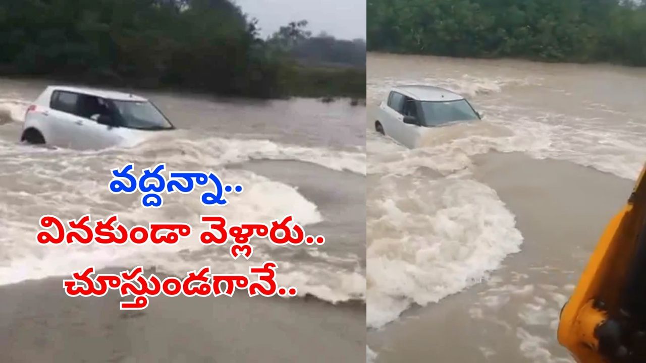 Watch Video: వద్దన్నా.. వినకుండ వెళ్లారు.. అందరూ చూస్తుండగానే..