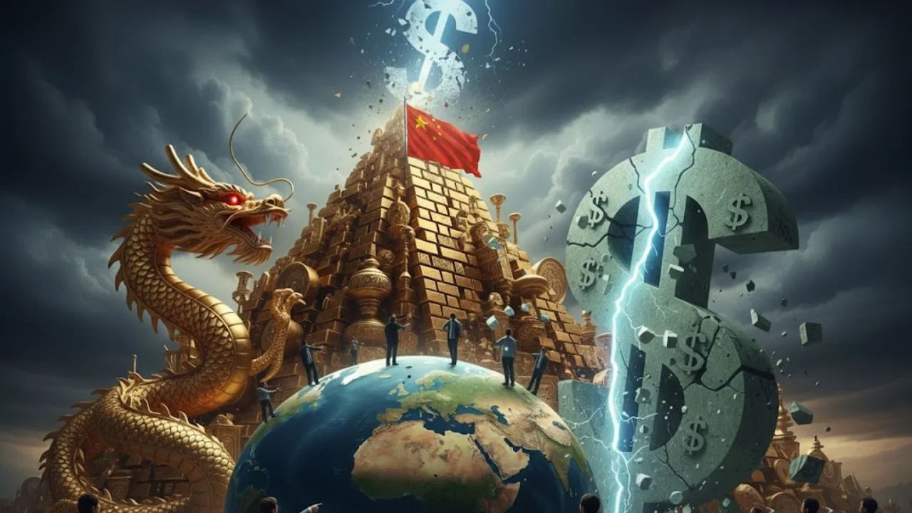 బంగారంతో కొండను నిర్మించిన చైనా..! ఇక అమెరికా ఆధిపత్యానికి చెక్..?