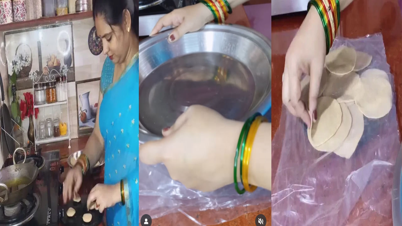 Viral Video: పూరీలను ఈజీగా చేస్తోన్న మహిళ.. ఈ ట్రిక్ చూస్తే వావ్ అంటారు.. వీడియో వైరల్