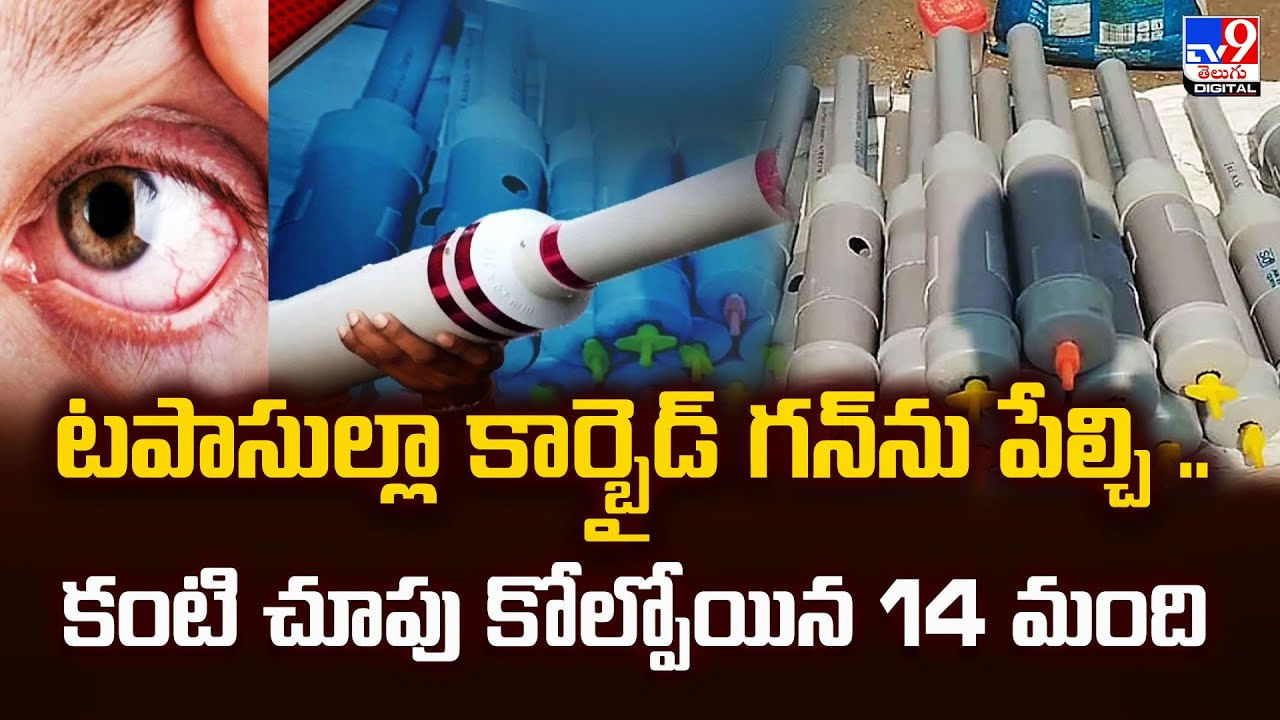 Diwali: టపాసుల్లా కార్బైడ్ గన్‌ను పేల్చి .. కంటి చూపు కోల్పోయిన 14 మంది