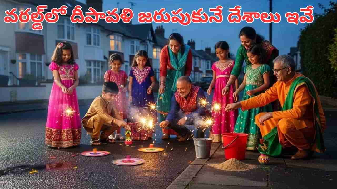 Diwali: భారత్తో పాటు దీపావళి జరుపుకునే దేశాలు ఏవో తెలుసా..?