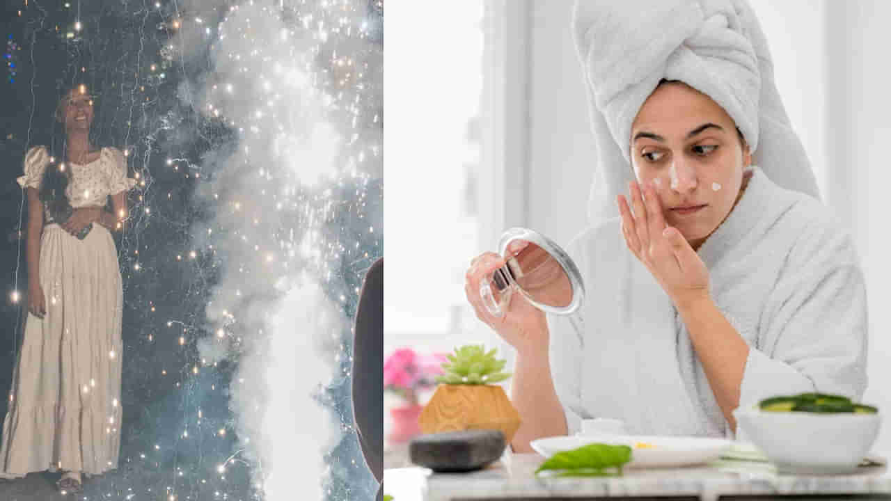 పటాకుల పొగతో ఫేస్ గ్లో తగ్గిందా? అయితే ఇలా చేసి స్కిన్ను కాస్త కూల్ చేయండి!